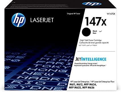 

HP 147X LaserJet MFP 611/612/635/636 Black (W1470X)