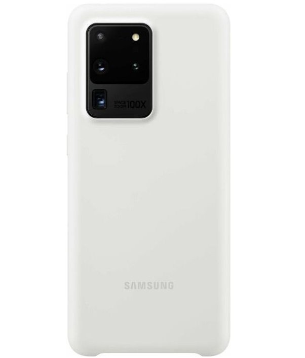 

SAMSUNG для Galaxy S20 Ultra (G988) Silicone Cover White (EF-PG988TWEGRU)