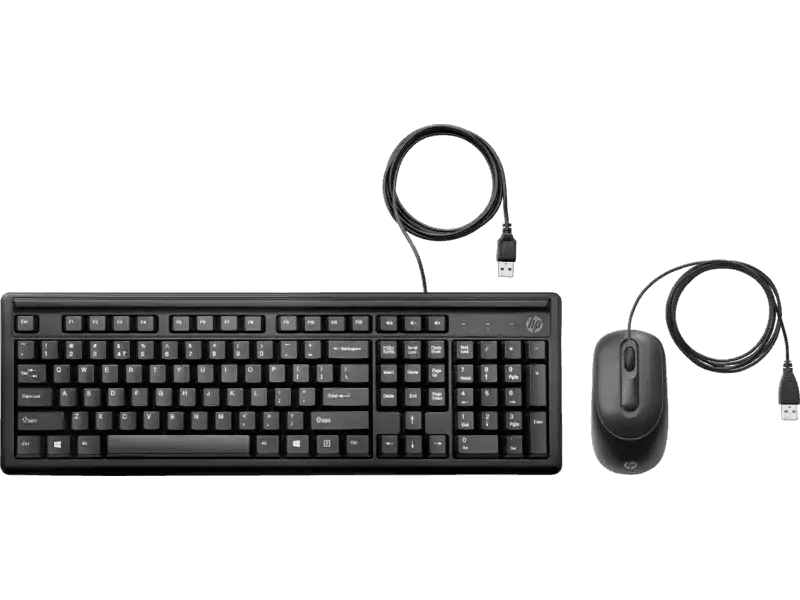 

HP Keyboard and Mouse 160 (6HD76AA), Чёрный