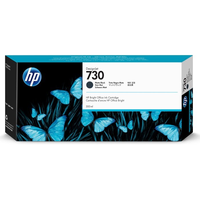 

HP 730 Black, 300 ml (P2V71A)
