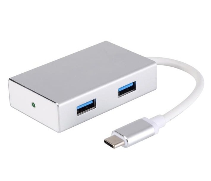 

2Е Type-C to 4*USB3.0, Hub Aluminum, 0.20 м (2E-W1407), Белый