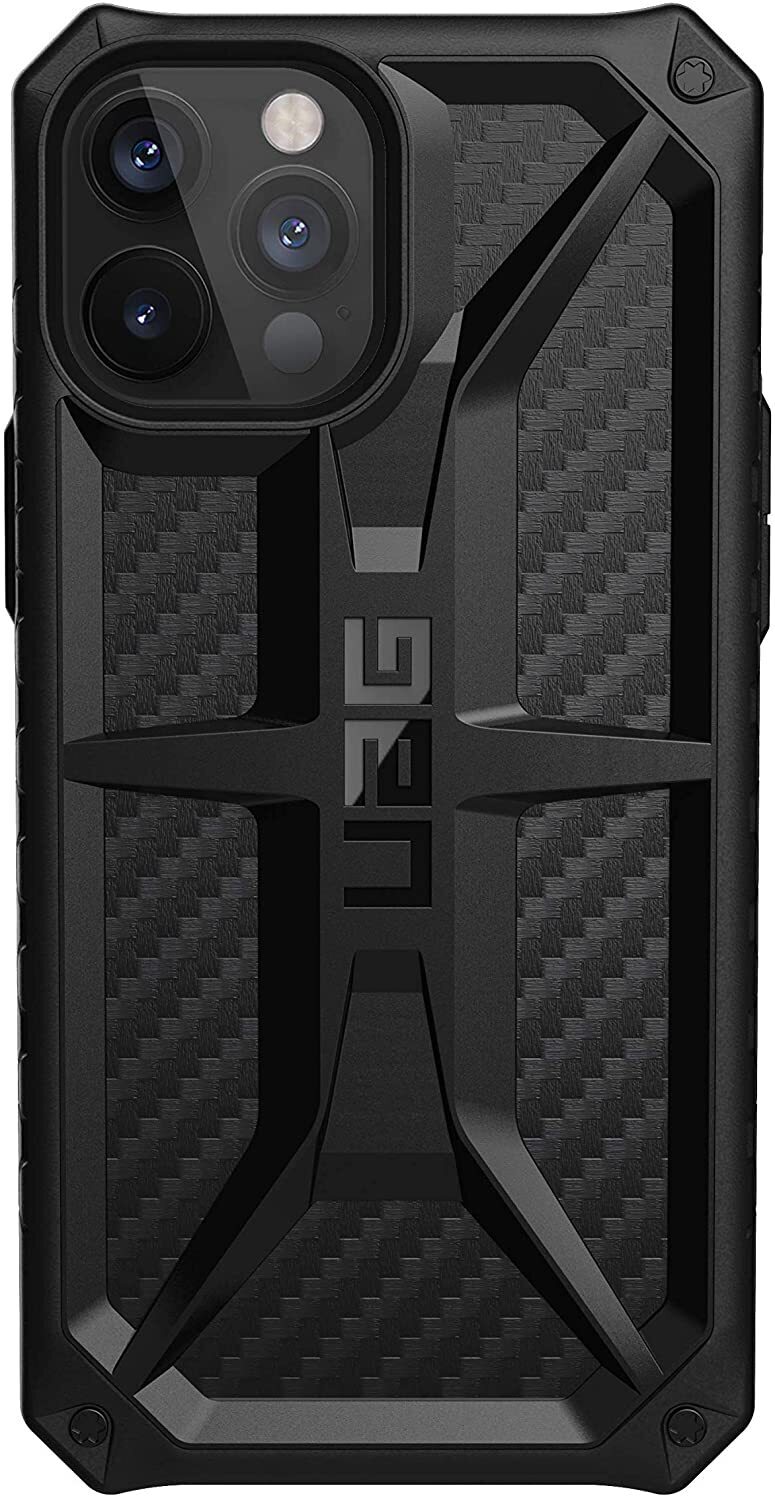 

UAG для iPhone 12 Pro Max Monarch Carbon Fiber (112361114242), Чёрный