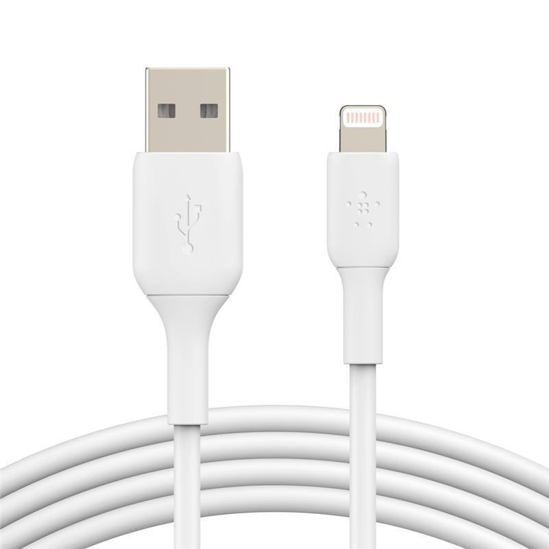 

BELKIN USB-A - Lightning, 2m, PVC, white (CAA001BT2MWH), Белый