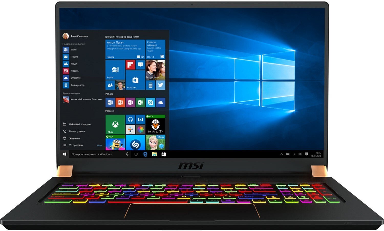 

MSI GS75-10SFS (GS7510SFS-829UA, Чёрный