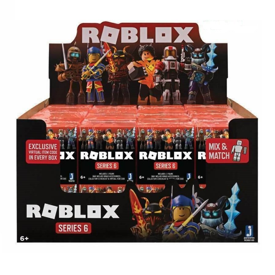 Акція на Jazwares Roblox Mystery Figures Safety Orange Assortment S6 (ROB0189) від Repka