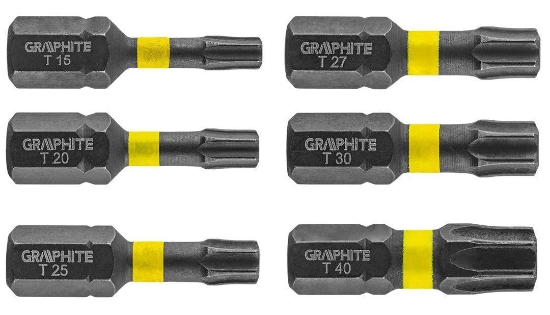 

GRAPHITE TX10/15/20/25/30/40 x 25 мм, 6 шт. (56H541)