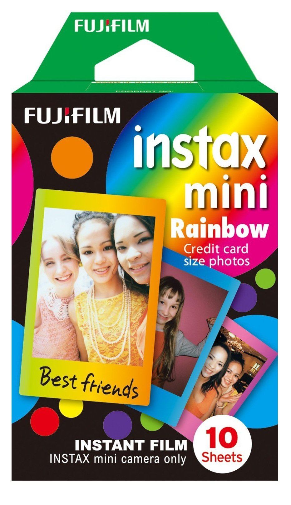 

FUJIFILM COLORFILM INSTAX MINI RAINBOW (54х86мм 10шт) (16276405)