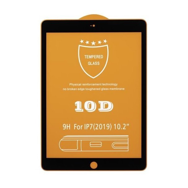 

2E для Apple iPad 10.2 2019 2.5D FCFG Black border (2E-IPD-10.2-LTFCFG-BB, Прозрачный