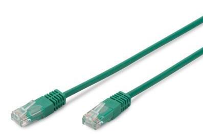 

DIGITUS CAT 5e UTP, 3м, AWG 26/7, PVC, зеленый (DK-1511-030/G)
