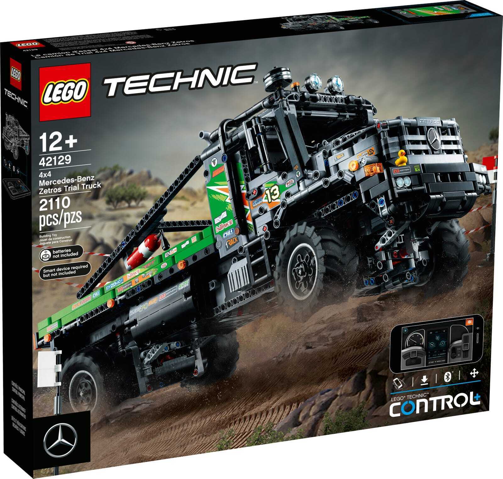 

LEGO Technic Полноприводный грузовик-внедорожник Mercedes-Benz Zetros (42129)