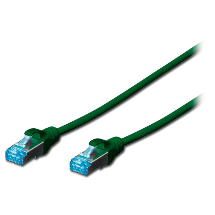 

DIGITUS cat.5e,SF-UTP, 0.5м, AWG 26/7, зеленый (DK-1531-005/G)