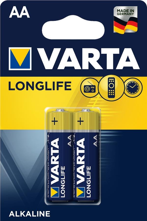 

VARTA LONGLIFE AA BLI 2 ALKALINE (04106101412)