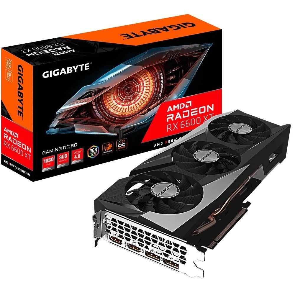

GIGABYTE Radeon RX 6600 XT GAMING OC 8G (GV-R66XTGAMING_OC-8GD)