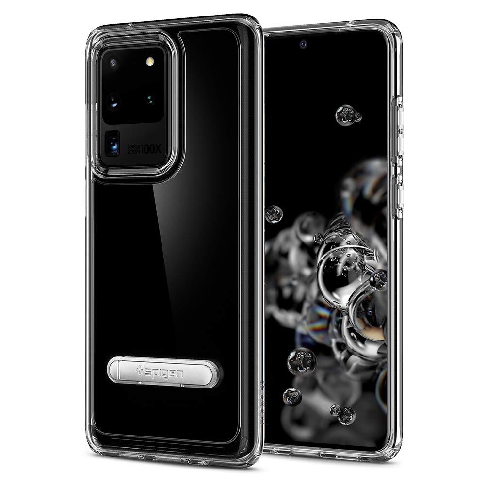 

Spigen для Galaxy S20 Ultra Ultra Hybrid S Crystal Clear (ACS00715), Прозрачный