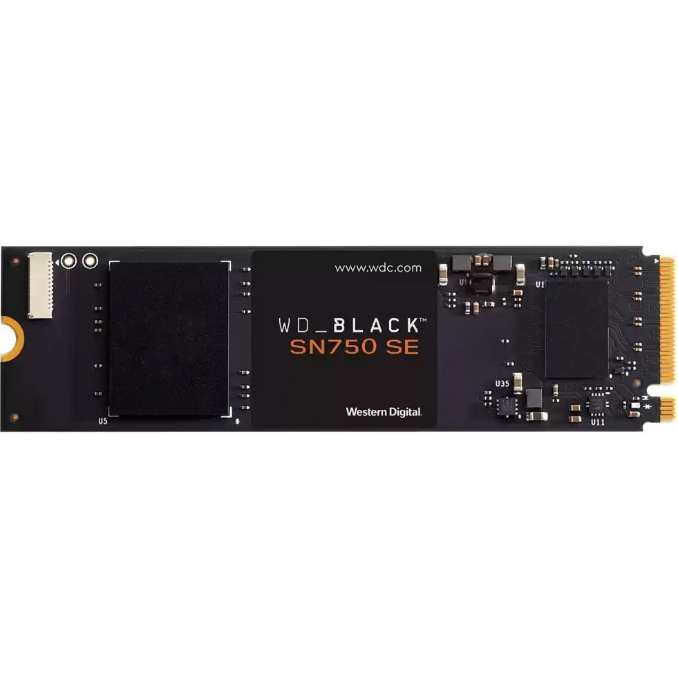 

WD Black WDS100T1B0E, Чёрный