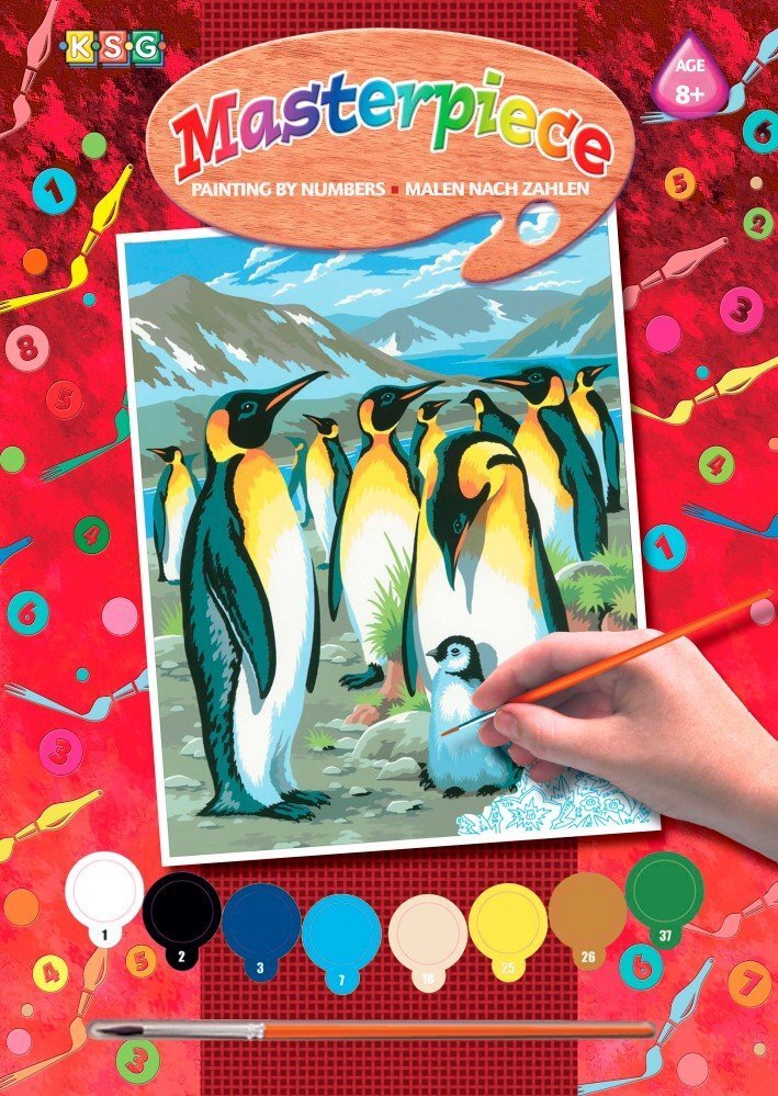 

Sequin Art PAINTING BY NUMBERS JUNIOR Penguins (SA0033)