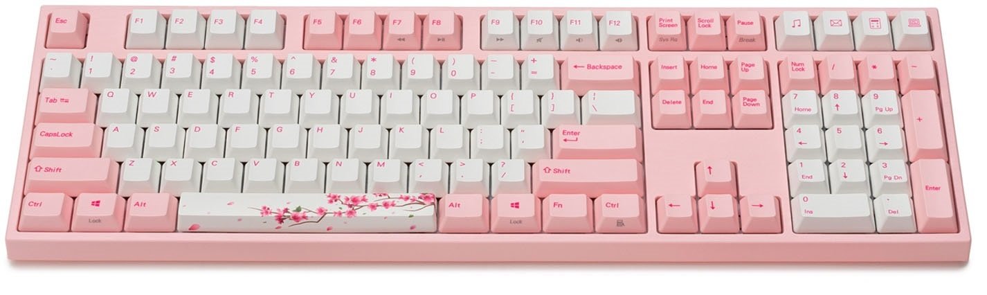 

Varmilo VA108M Sakura Cherry MX Silent Red (VA108MP2P/WP88RA), Розовый