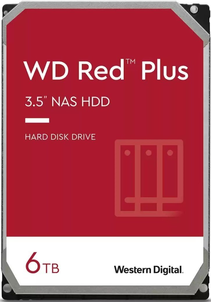 

WD Red Plus NAS (WD60EFZX), Красный