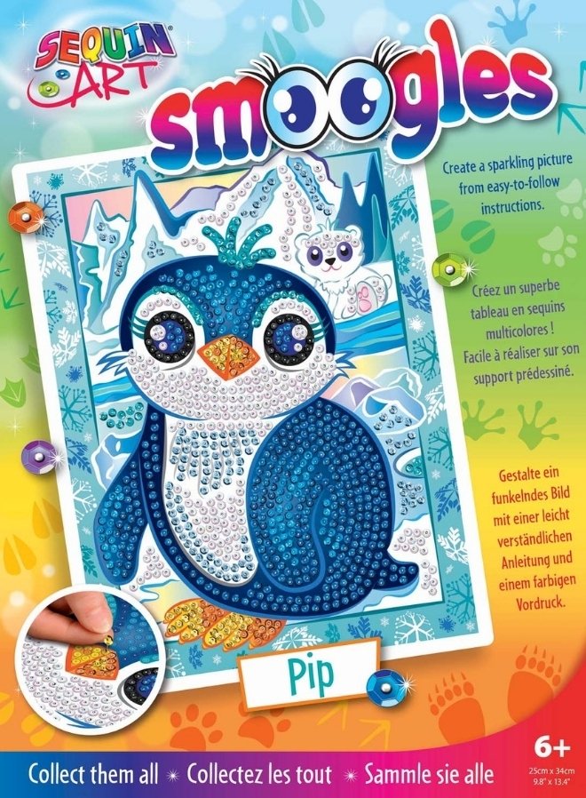 

Sequin Art SMOOGLES Пингвин (SA1817)