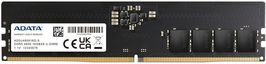 

A-DATA DDR5-4800 16GB (AD5U480016G-S)