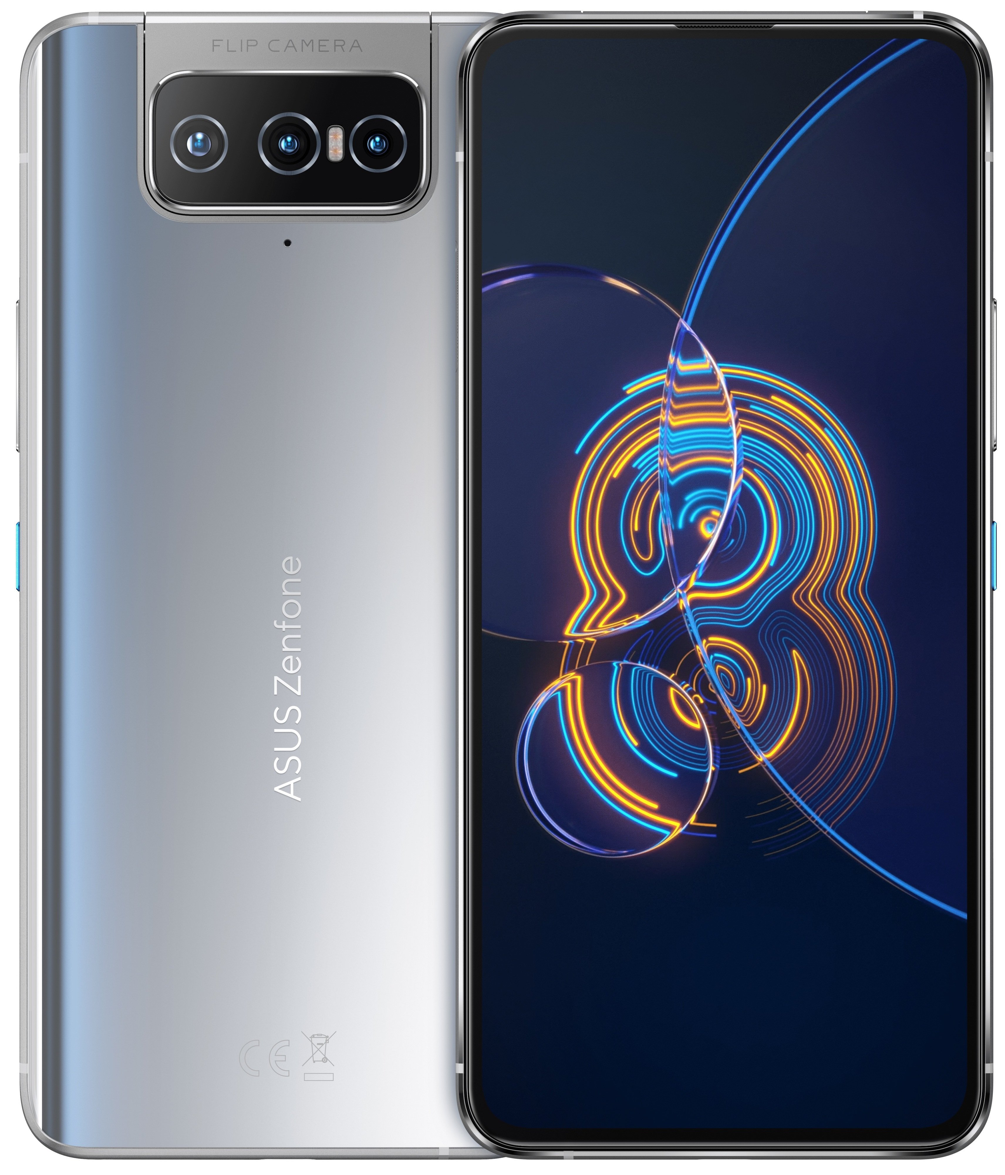 

ASUS ZenFone 8 Flip 8/256Gb Silver, Серебристый