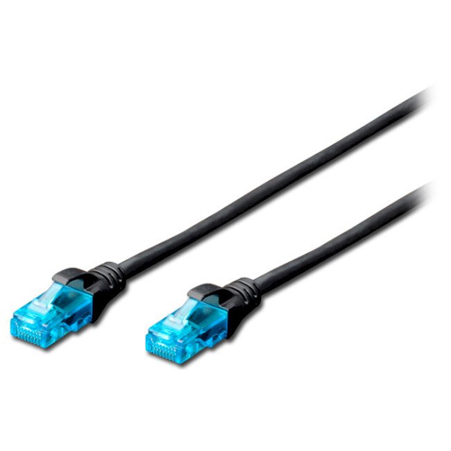

DIGITUS CCA CAT 5e UTP, 2м, AWG 26/7, PVC, черный (DK-1512-020/BL)