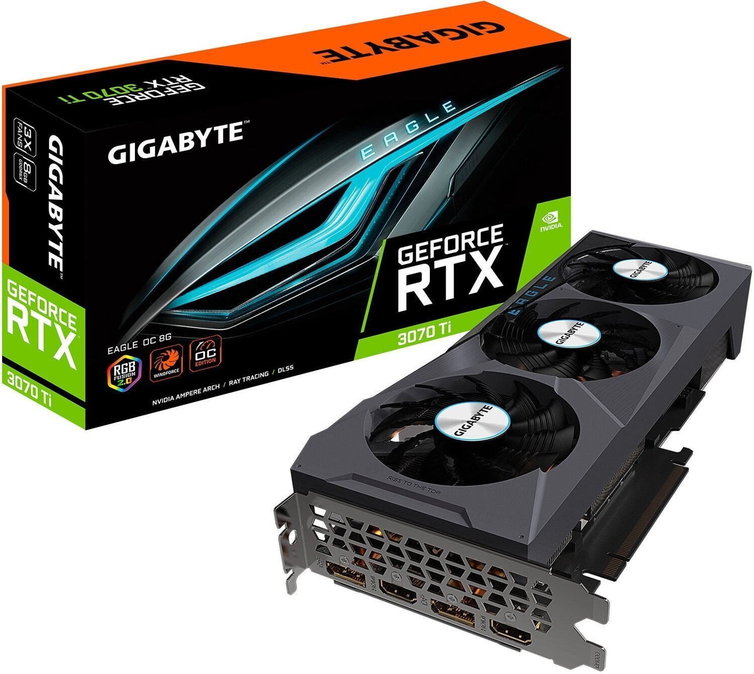 

GIGABYTE GeForce RTX 3070 Ti EAGLE OC 8G (GV-N307TEAGLE_OC-8GD)