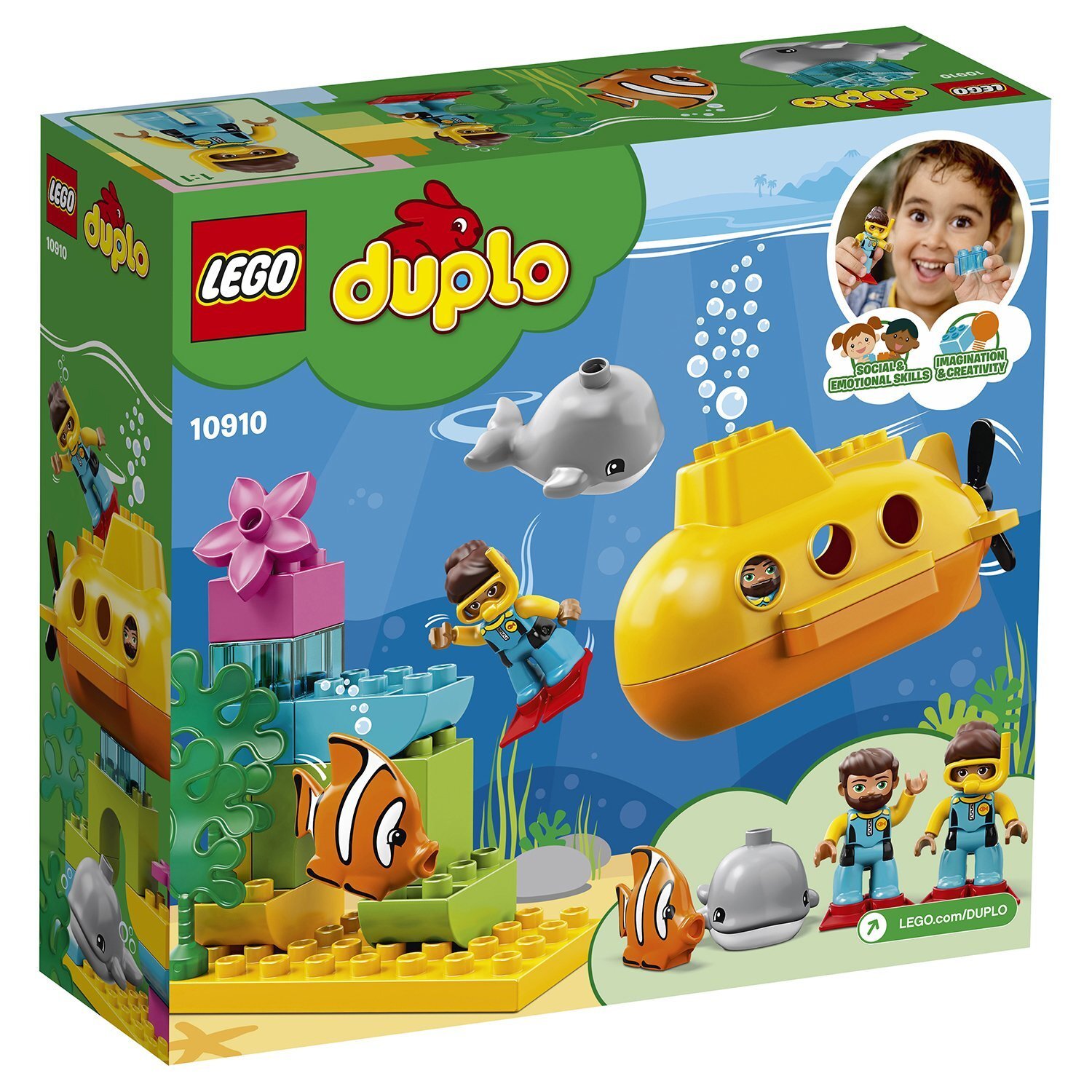

LEGO Duplo Приключения на подводной лодке (10910)