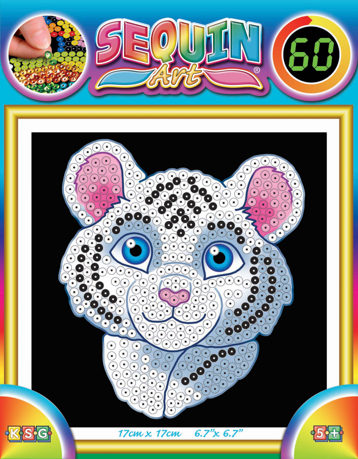 

Sequin Art 60 White Tiger (SA1326)