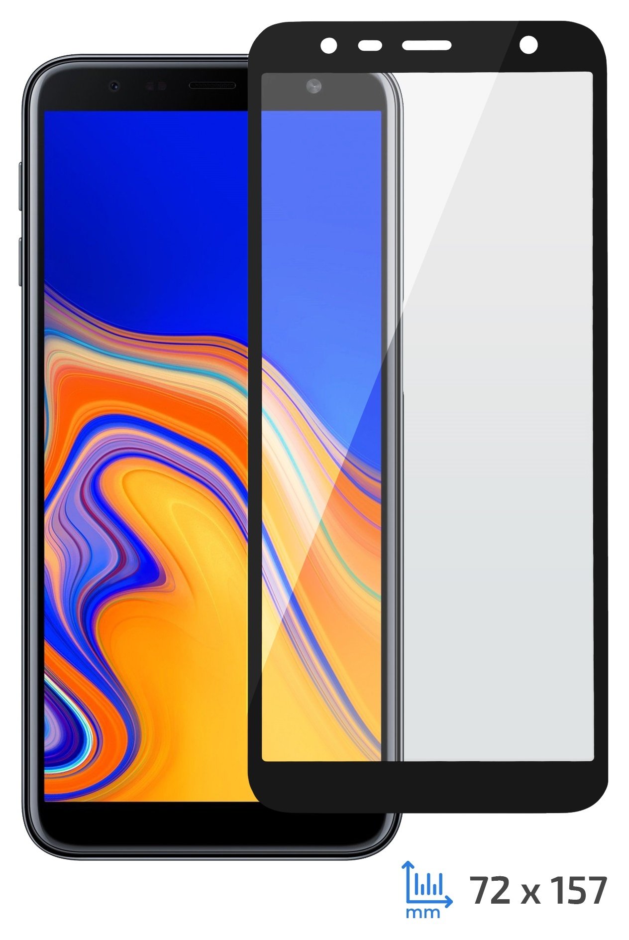 

2E Samsung Galaxy J6+ 3D black border FG (2E-TGSG-GJ6+-3D-BB)