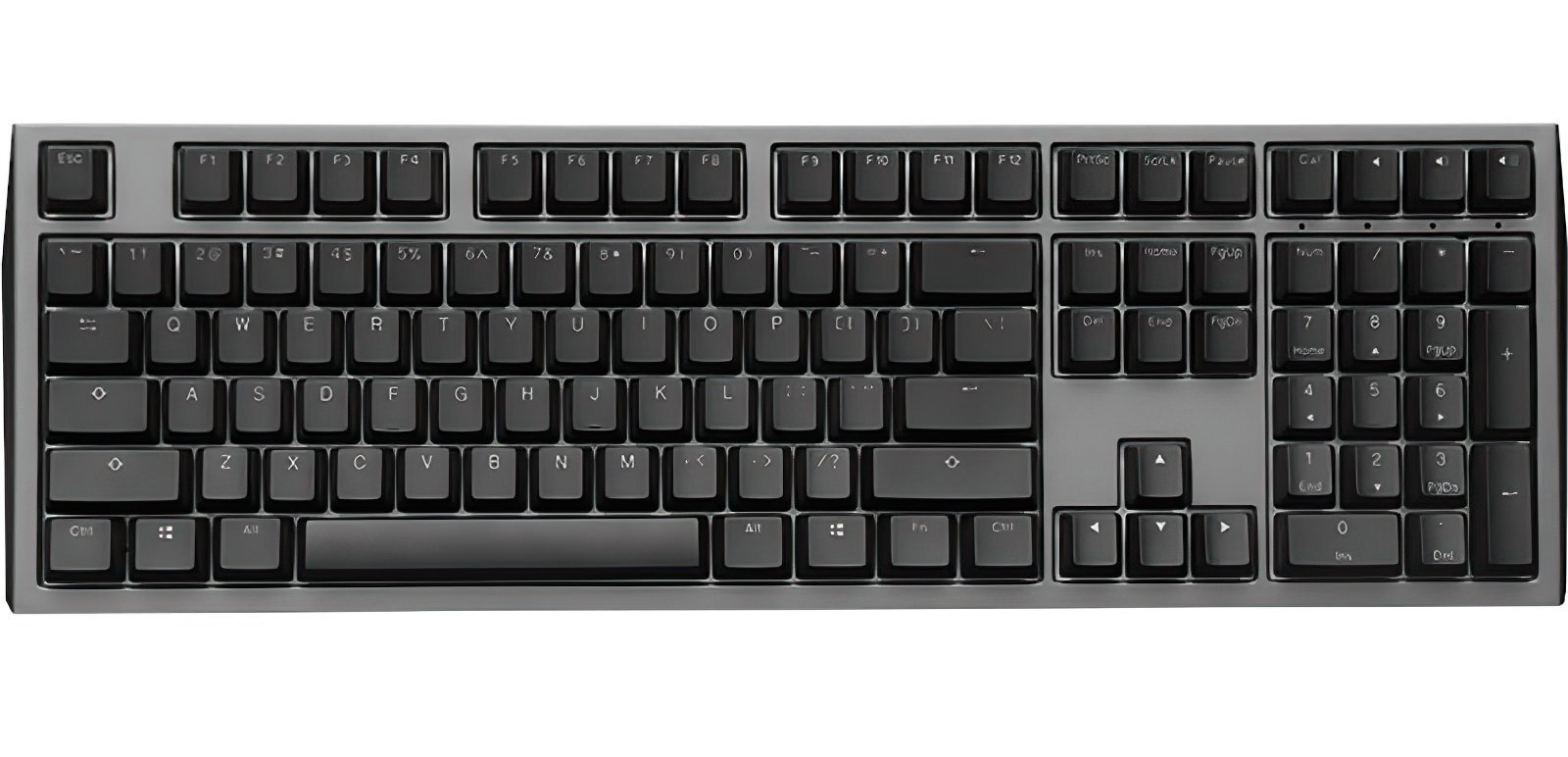

Ducky Shine 7 Cherry Silent Red Grey-Black (DKSH1808ST-SURALAHT1), Cерый