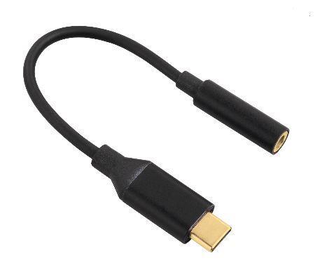

HAMA USB-C to jack 3.5мм (122338), Чёрный