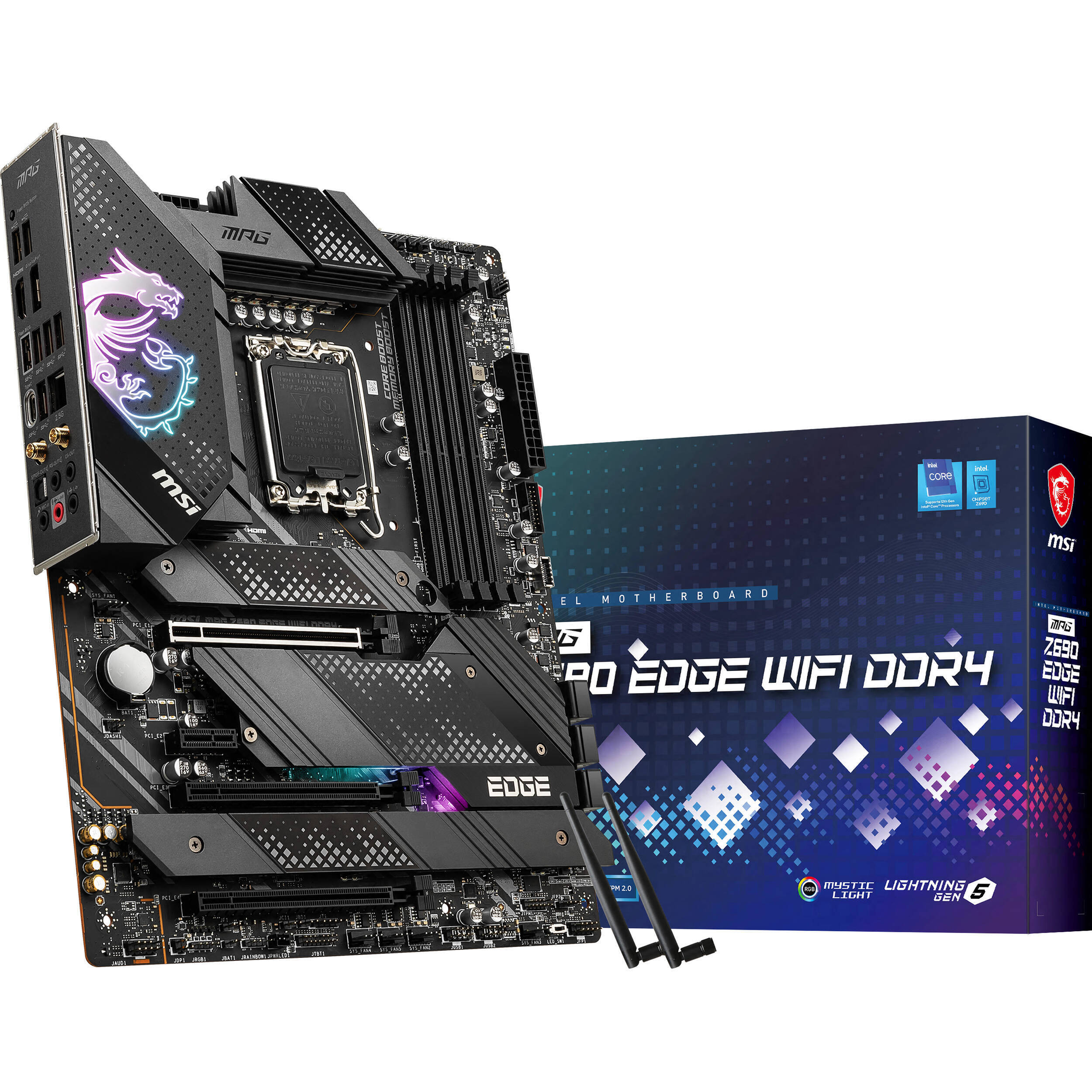 

MSI MPG Z690 EDGE WIFI DDR4, Чёрный
