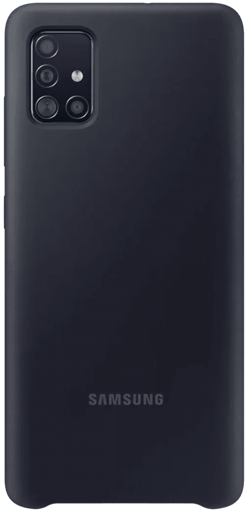 

SAMSUNG для Galaxy A51 (A515F) Silicone Cover Black (EF-PA515TBEGRU, Чёрный