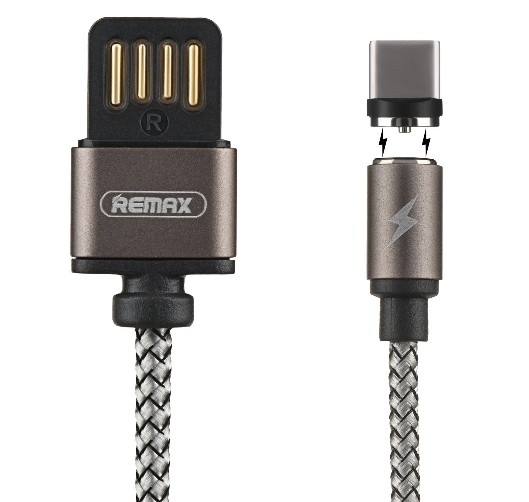 

REMAX Gravity series Magnetic cable Type-C Data/Charge 1M, tarnish (RC-095A-TARNISH)