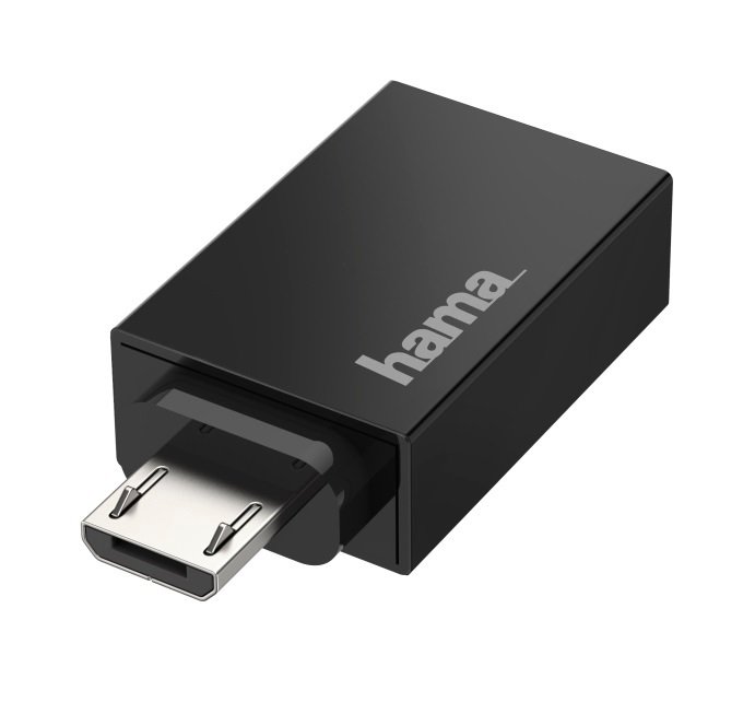 

НАМА OTG MicroUSB to USB 2.0 Black (200307)