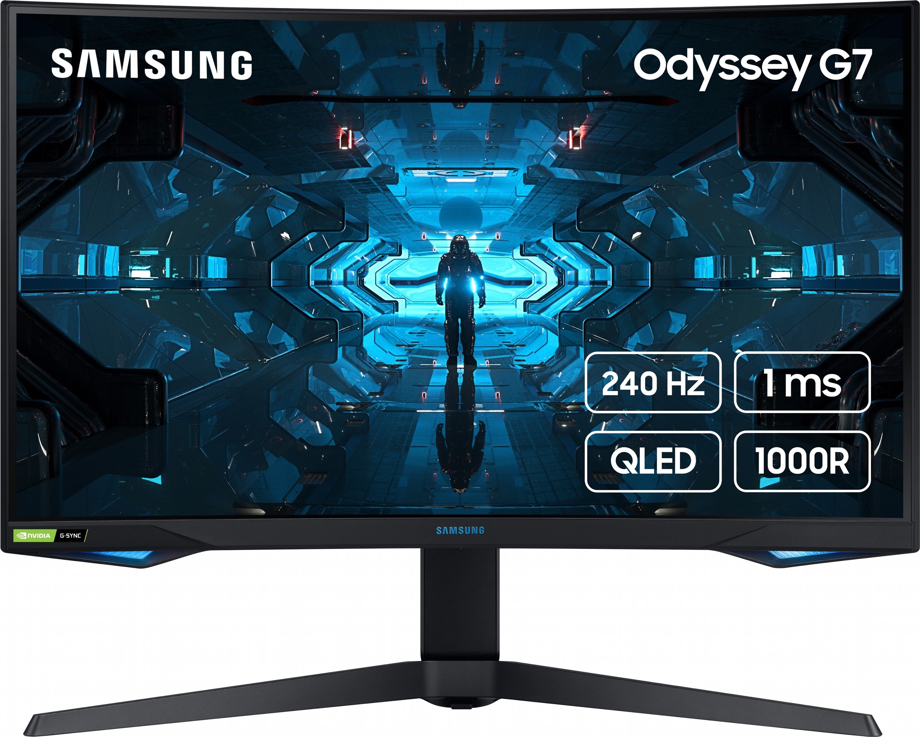 

SAMSUNG Odyssey G7 LC27G75TQSI (LC27G75TQSIXCI), Чёрный