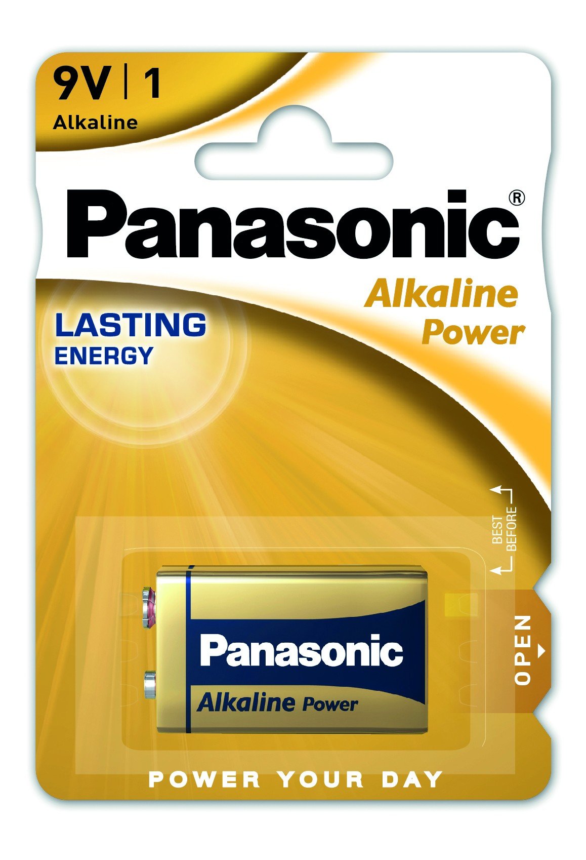 

PANASONIC POWER 6LR61 BLI 1 ALKALINE (6LR61REB/1BP)