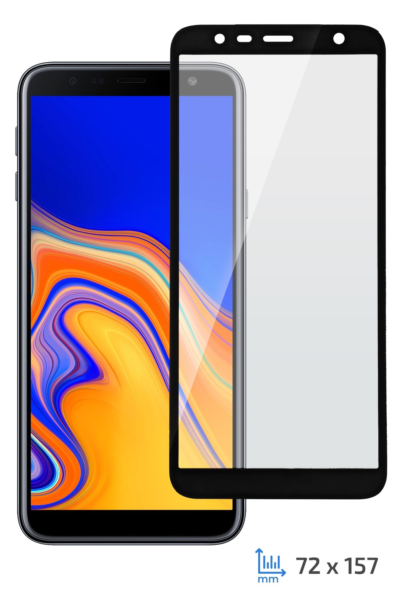 

2E Samsung Galaxy J4+ 3D black border FG (2E-TGSG-GJ4+-3D-BB)