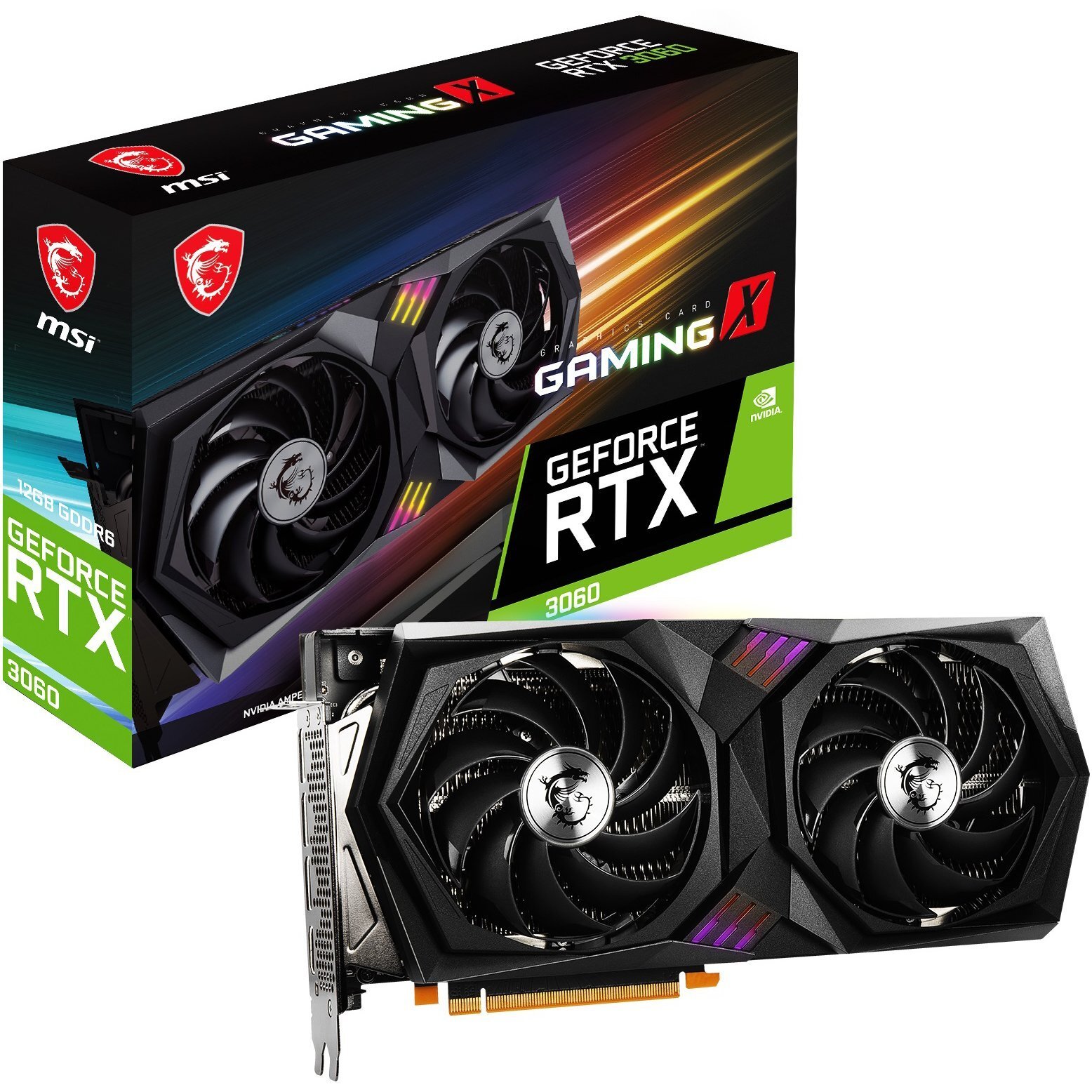 

MSI GeForce RTX3060 12GB GDDR6 GAMING X (RTX_3060_GAMING_X_12G)