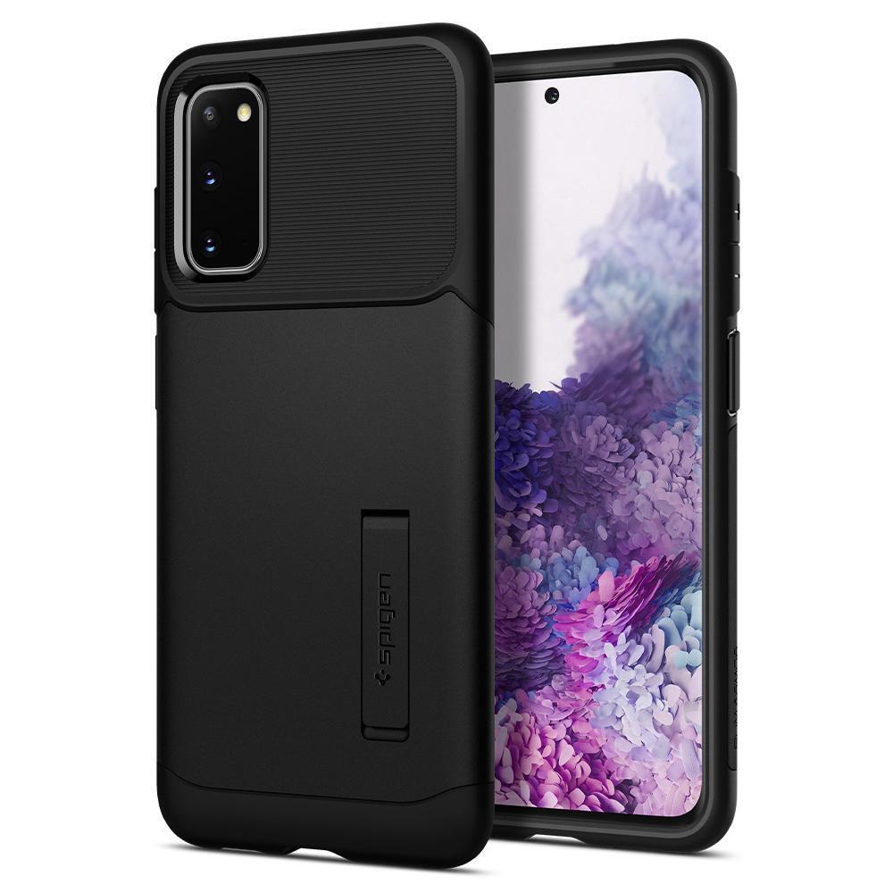 

Spigen для Galaxy S20 Slim Armor Black (ACS00658), Чёрный