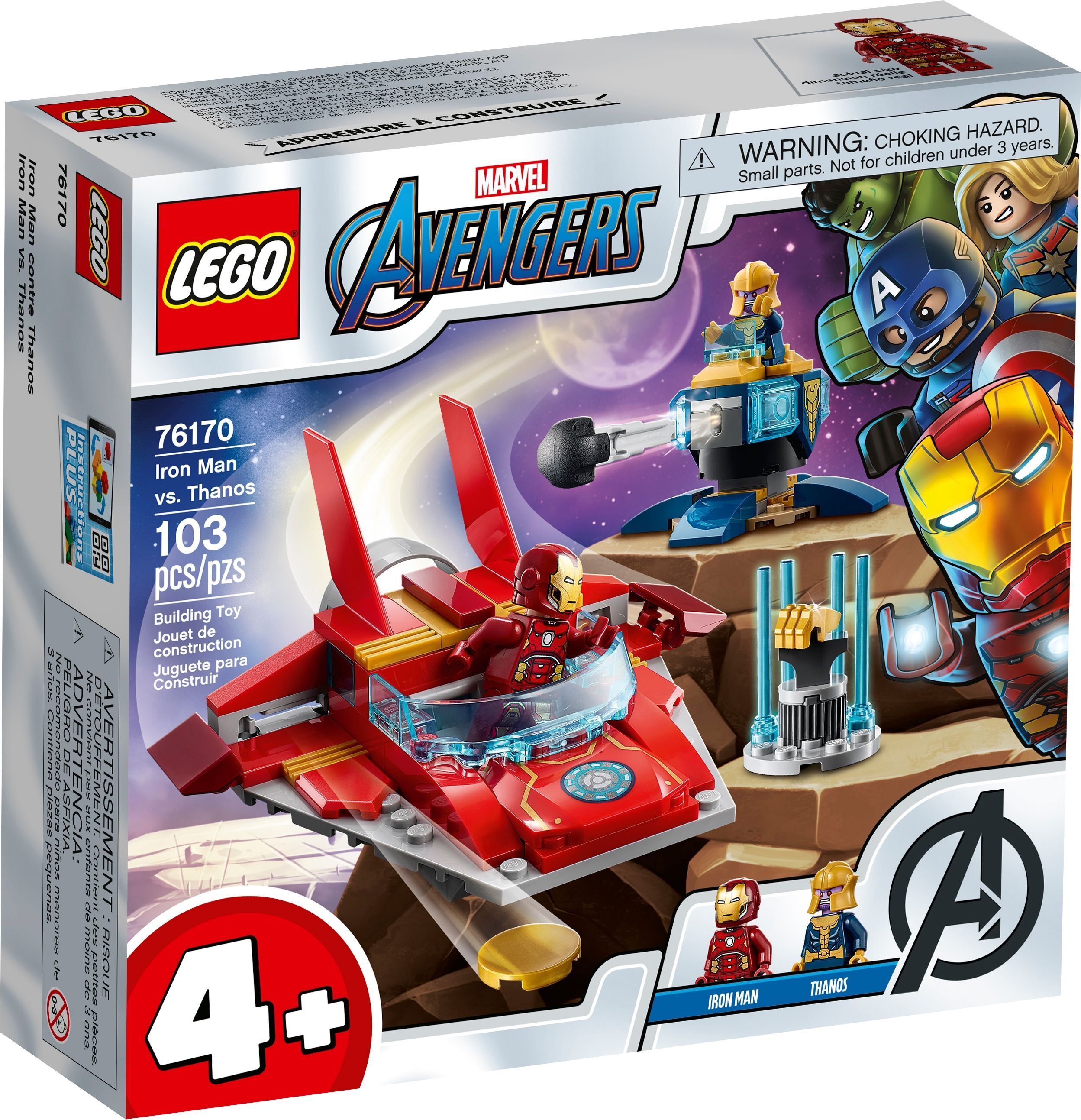 

LEGO Marvel Железный Человек против Таноса (76170)