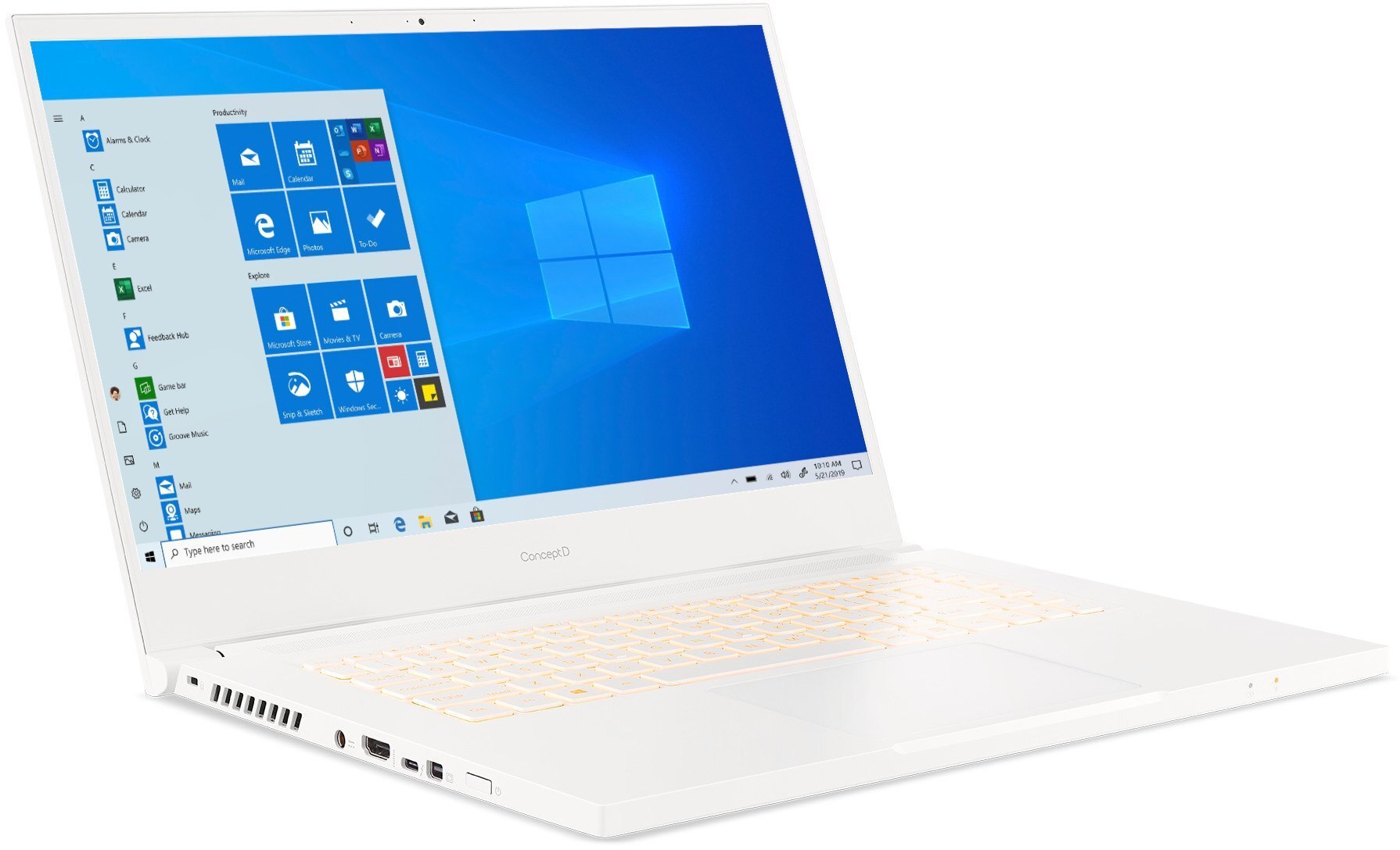 

ACER ConceptD 3 CN315-72G (NX.C5XEU.006), Белый