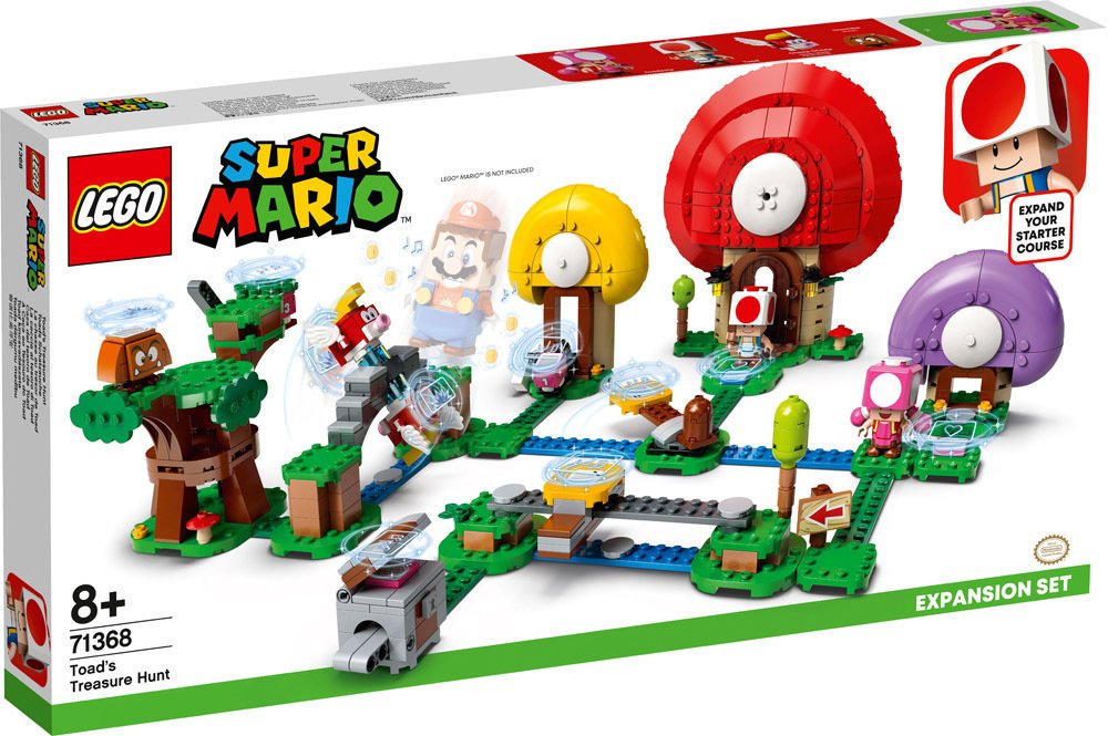 

LEGO Super Mario Погоня за сокровищами Тоада. Дополнительный набор (71368)