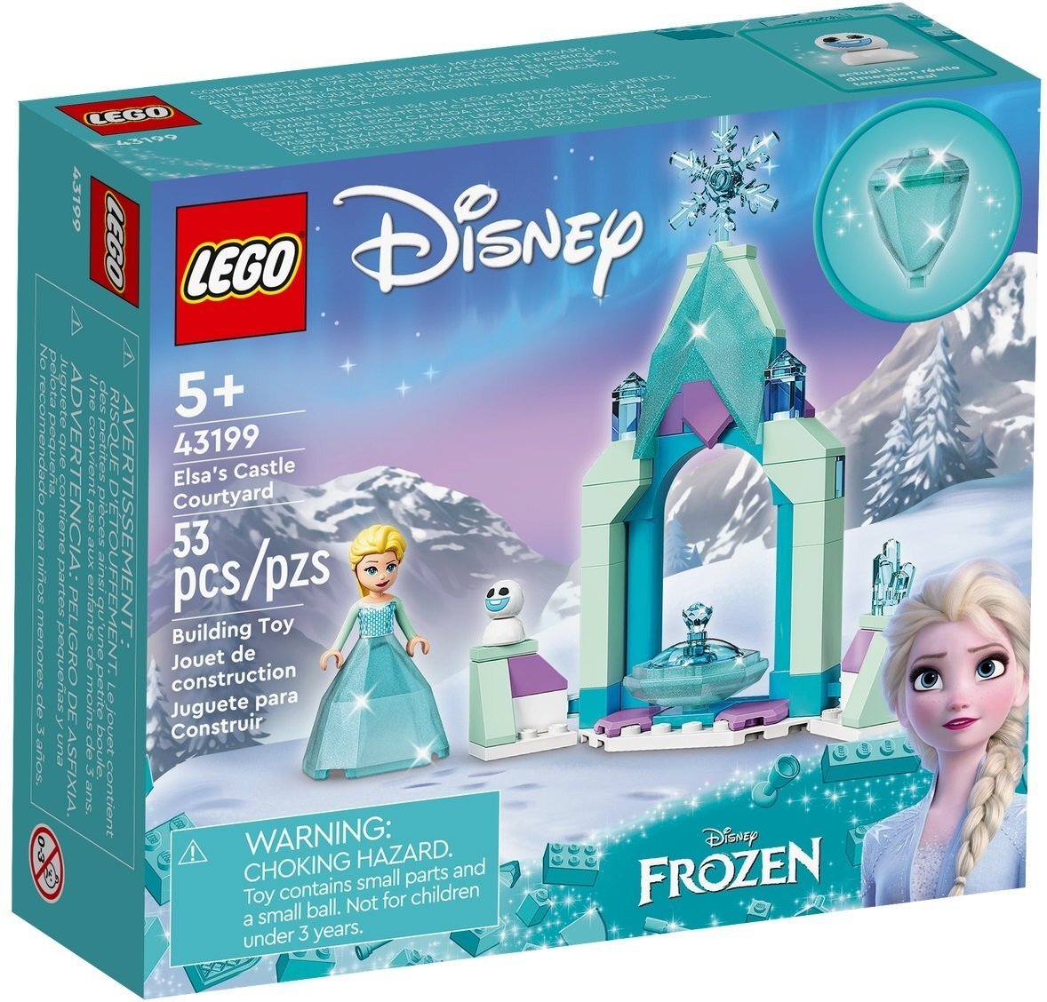 

LEGO Disney Двор замка Эльзы (43199), Разноцветный