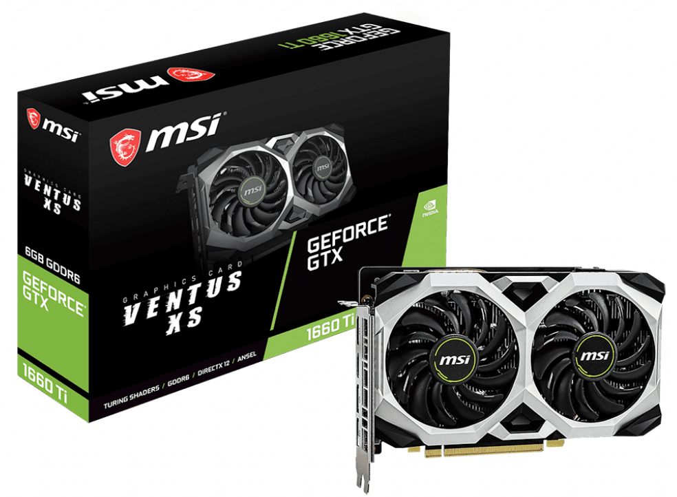 

MSI GeForce GTX1660TI VENTUS XS (GF_GTX_1660_TI_VENTXS6G