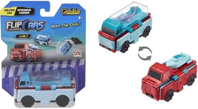 

Flip Cars 2 в 1 для дельфина и для лодки (EU463875-38), Разноцветный