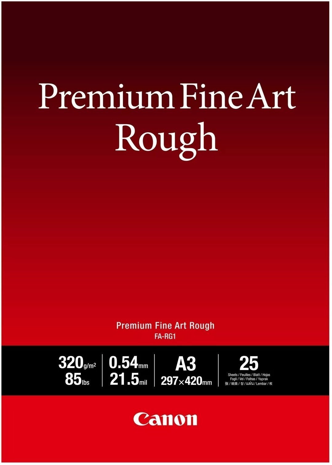 

CANON A3 Premium FineArt Rough, 25 арк (4562C003)