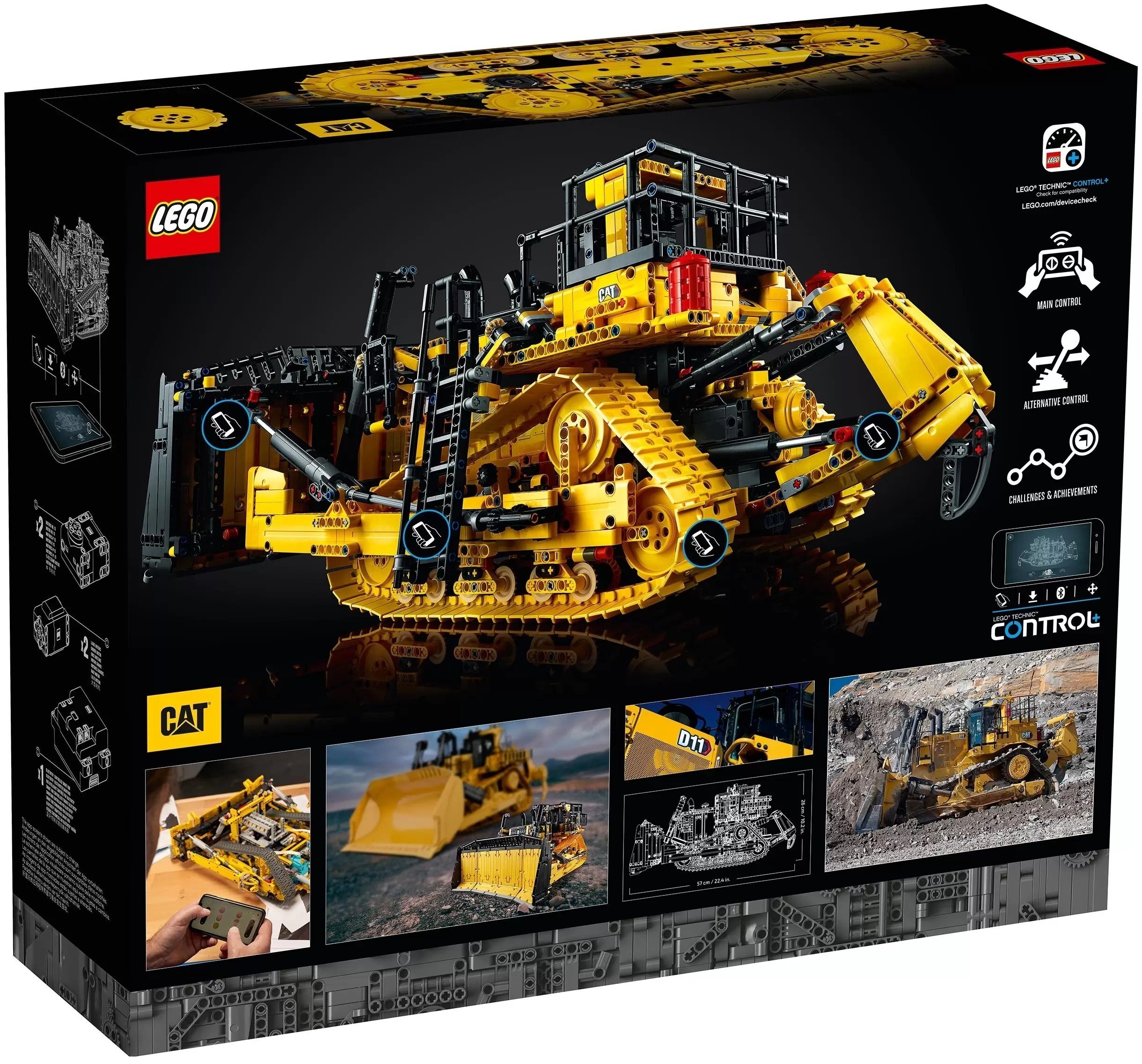 

LEGO Technic Бульдозер Cat D11 на пульте управления (42131)