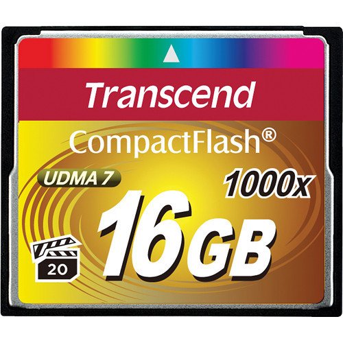 

TRANSCEND Compact Flash 16GB (1000X)